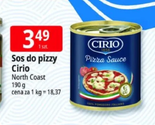 Sos do pizzy Cirio Pizza Sauce promocja w Leclerc