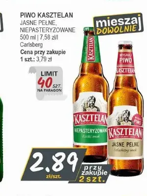 Piwo Kasztelan promocja w Słoneczko