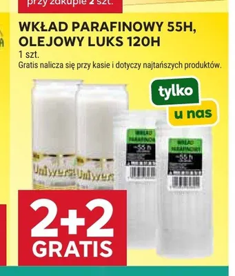 Wkład parafinowy Luks promocja w Stokrotka