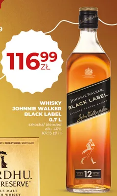 Whisky Johnnie Walker Black Label promocja w Duży Ben