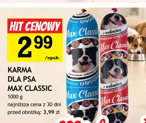 Karma dla psa Max Classic z wołowiną promocja w Gram Market