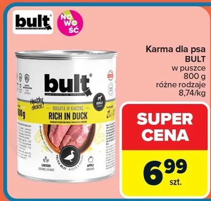 Karma dla psa w puszce różne rodzaje promocja w Carrefour