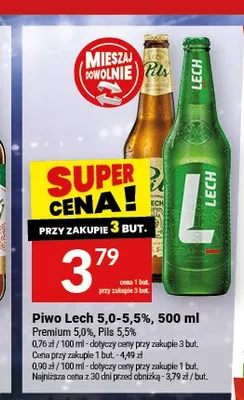 Piwo Lech Premium promocja w Twój Market