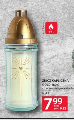 Znicz Kapliczka Gold promocja w Selgros