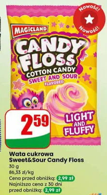 Wata cukrowa Sweet&Sour Candy Floss promocja w Dino