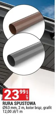 Rura spustowa promocja w Merkury Market