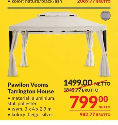 Pawilon Veoms Tarrington House promocja w Makro
