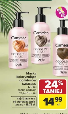 Maska koloryzująca do włosów Delia Cameleo promocja w Carrefour