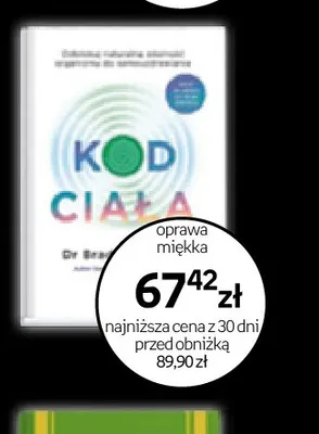 Książka Kod ciała oprawa miękka promocja w Empik