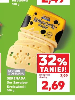 Ser Szwajcar Królewiecki Serenada promocja w Kaufland