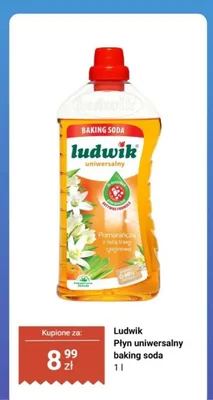 Płyn uniwersalny Ludwik Baking Soda promocja w Biedronka