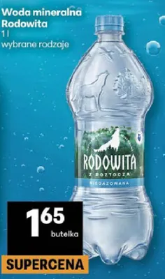 Woda mineralna promocja w Delikatesy Centrum
