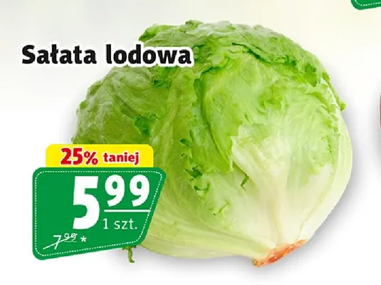 Sałata lodowa promocja w Prim Market