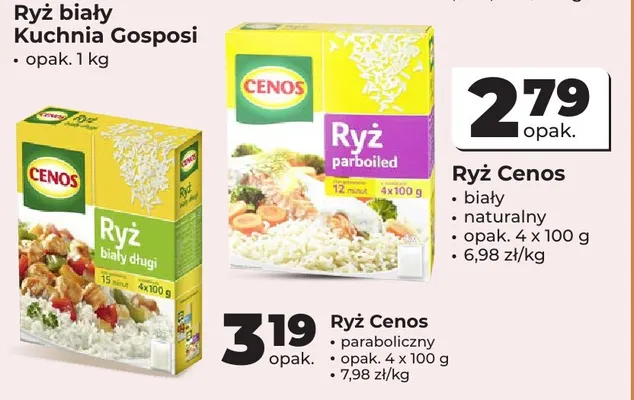 Ryż biały Cenos 4-pak promocja w Odido