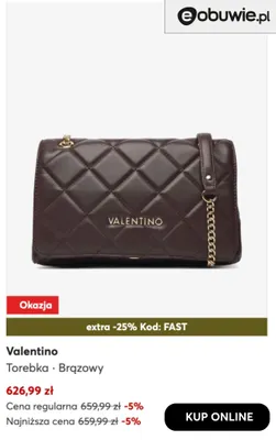 Torebka Valentino promocja w eobuwie.pl