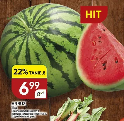 Arbuz hiszpański promocja w Chata Polska