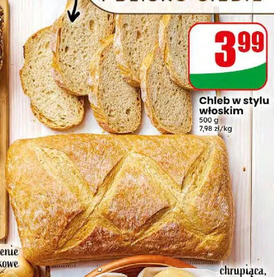 Chleb w stylu włoskim promocja w Dino