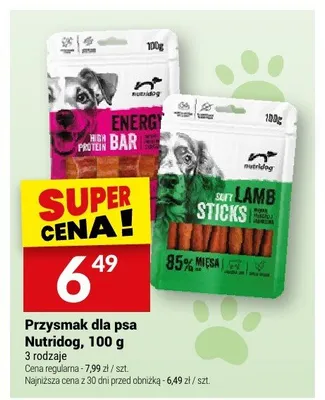 Przysmak dla psa Nutridog promocja w Twój Market