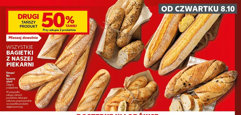 Bagietki z Naszej Piekarni promocja w Kaufland