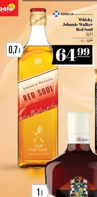 Whisky Johnnie Walker Red Soul promocja w POLOmarket