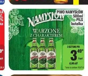 Piwo Namysłów Pils promocja w Tomi Markt
