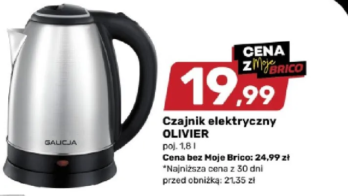 Czajnik elektryczny promocja w Bricomarche