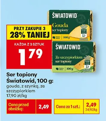 Ser topiony ze szczypiorkiem promocja w Biedronka