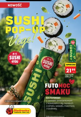 Sushi Pop Up wege Sushi 4You promocja w Biedronka