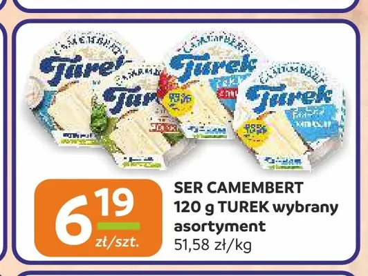 Ser camembert Turek promocja w Społem Częstochowa