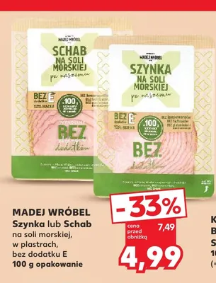 Schab na soli morskiej Madej Wróbel promocja w Kaufland