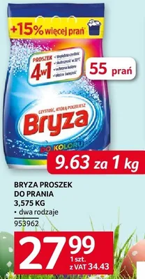 Proszek do prania Bryza 3,75kg promocja w Selgros