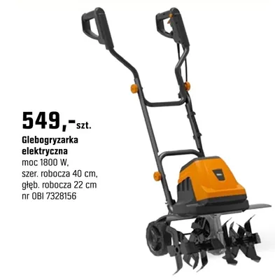 Glebogryzarka elektryczna promocja w OBI