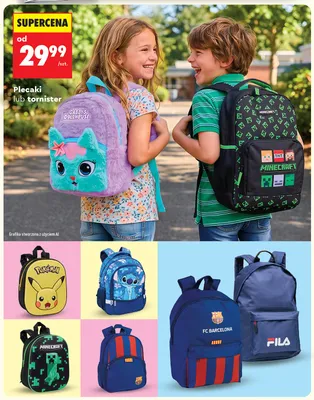 Plecak promocja w Biedronka