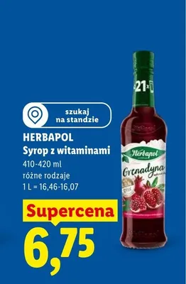 Syrop z witaminami Herbapol promocja w Lidl