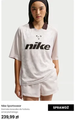 Koszulka damska do futbolu amerykańskiego Nike Sportswear promocja w Strefa Mundial