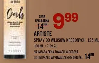 Spray do włosów kręconych promocja w Drogerie Natura
