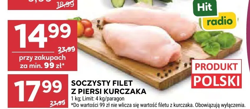 Soczysty filet z piersi kurczaka promocja w Stokrotka