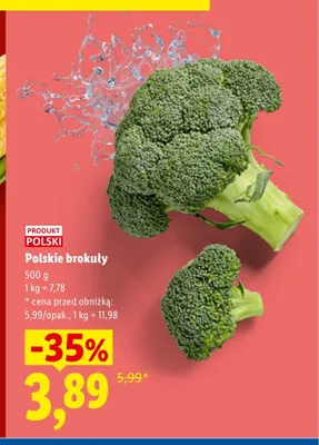 Brokuły polskie promocja w Lidl