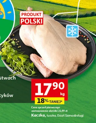 Kaczka tuszka promocja w Auchan