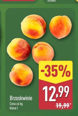 Brzoskwinie klasa I promocja w Aldi