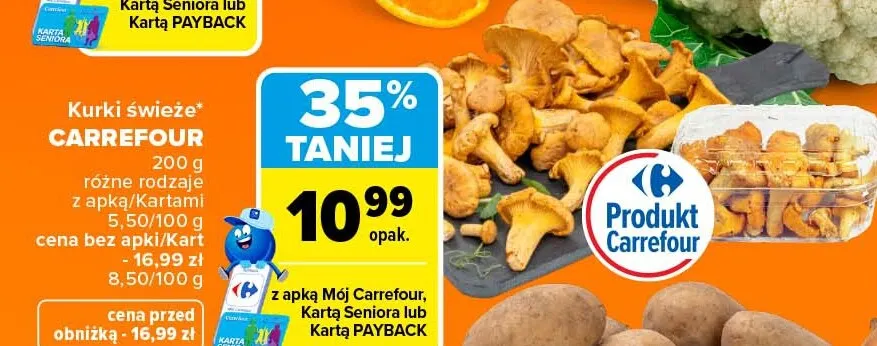 Kurki świeże Carrefour promocja w Carrefour Market