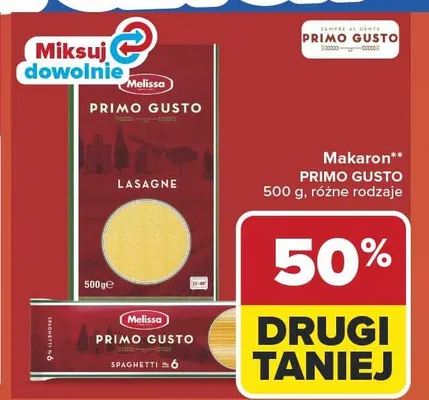 Makaron lasagne promocja w Carrefour Market