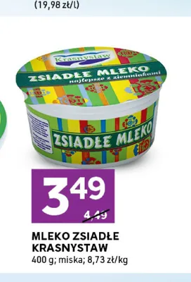 Mleko zsiadłe Krasnystaw promocja w Stokrotka