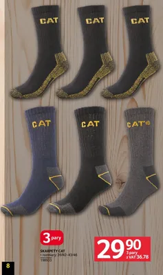 Skarpety CAT promocja w Selgros