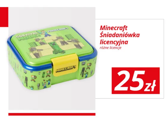 Śniadaniówka licencyjna Minecraft promocja w KiK