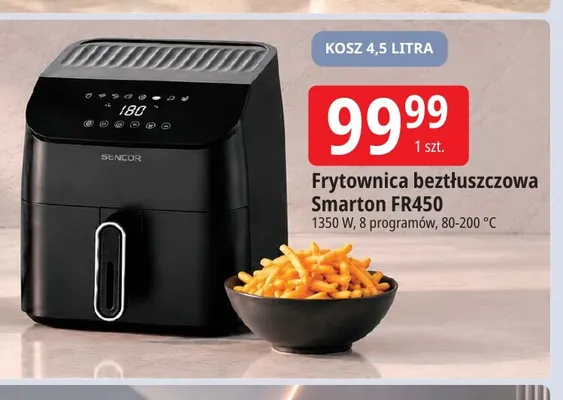 Frytownica beztłuszczowa Smarton FR450 promocja w Leclerc
