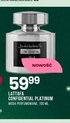 Woda perfumowana Lattafa Confidential Platinum promocja w Drogerie Natura