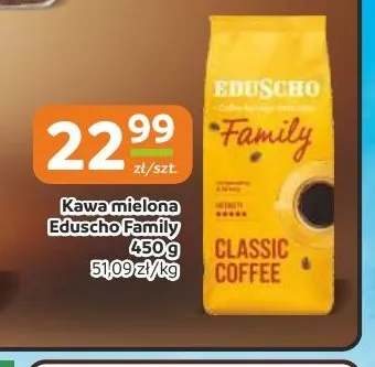 Kawa mielona Eduscho Family promocja w Gama