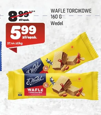 Wafle torcikowe E.Wedel promocja w Społem Praga