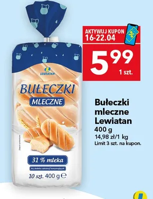 Bułeczki mleczne promocja w LEWIATAN